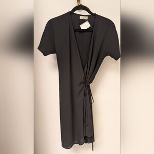 Babaton Black Wrap Dress